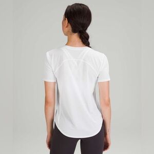 Lululemon High Neck Running and Training T-Shirt
White Activewear Workout Gym